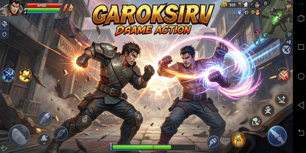 Tampilan aksi mendebarkan dalam game API88.