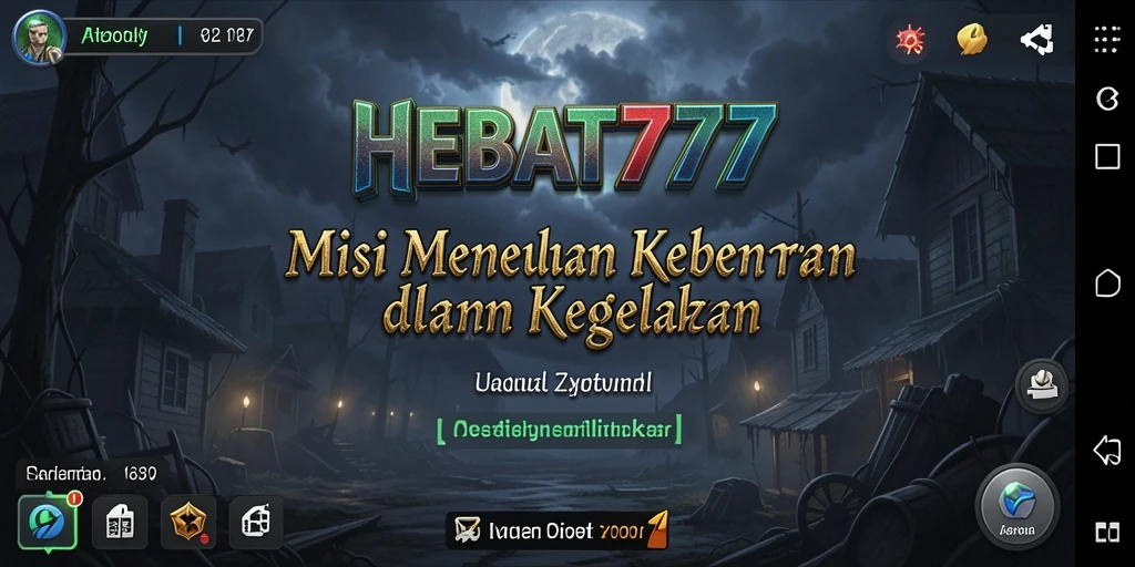 Gameplay menakutkan di dunia gelap HEBAT777.