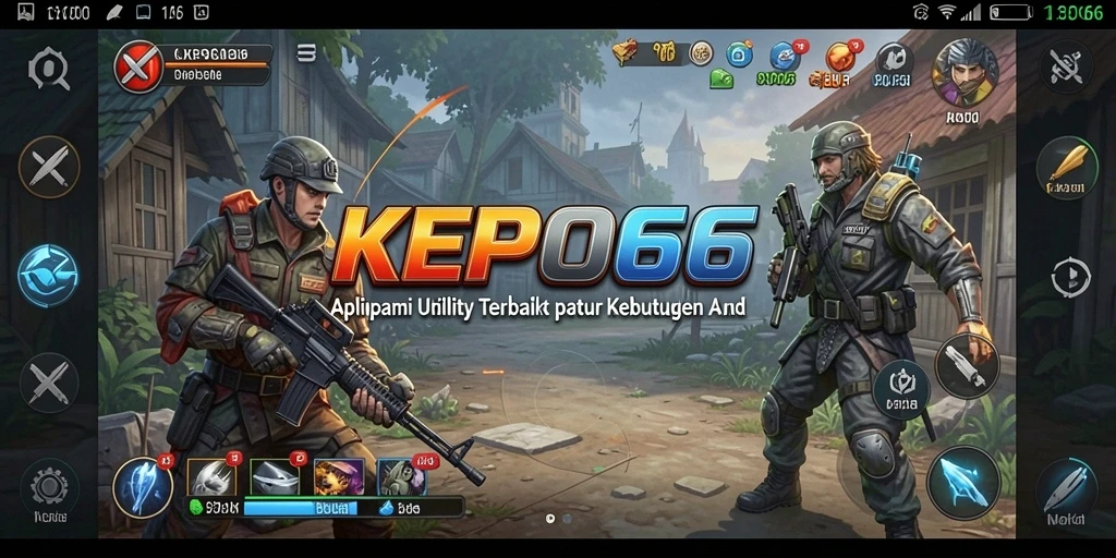 Tampilan antarmuka KEPO66 yang menarik dan praktis.