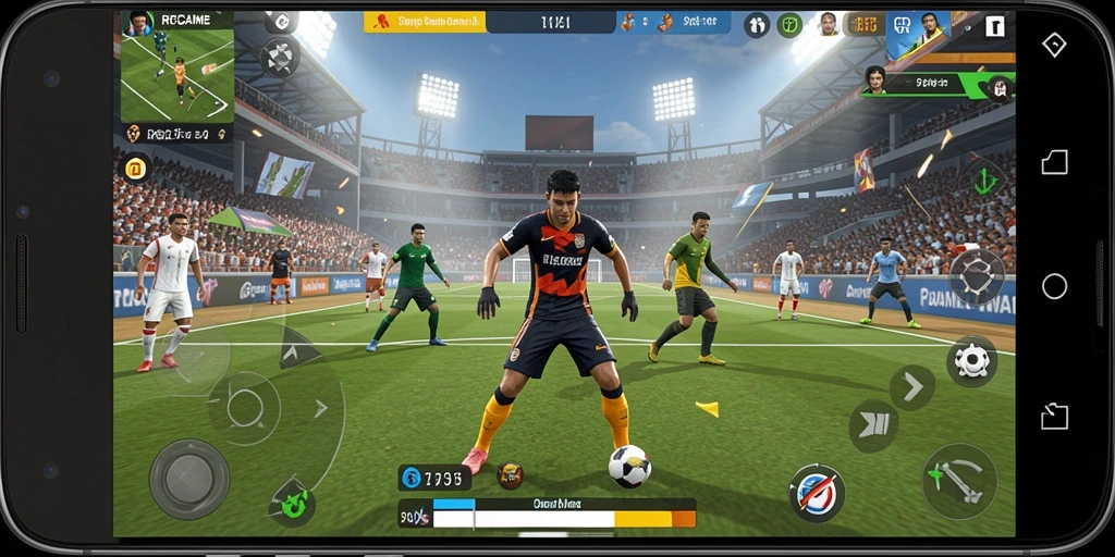 Tampilan gameplay RPGAME yang seru dan mendebarkan dalam olahraga.
