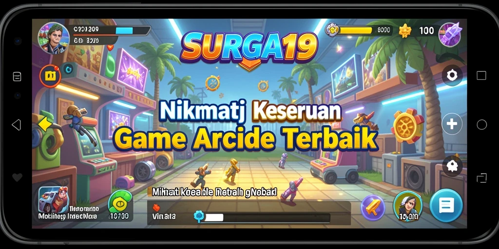 Tampilan gameplay Arcade yang seru dan penuh aksi.