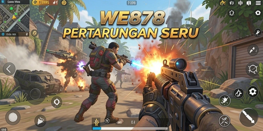 Tangkapan layar aksi gameplay dalam WE878 yang mendebarkan.